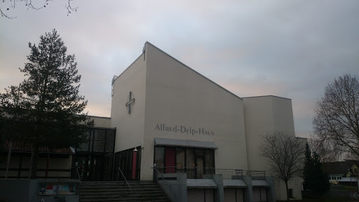 Alfred Delp Haus Portal In Kirrlach Baden Wurttemberg Germany
