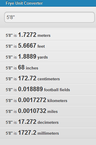 【免費工具App】Frye Unit Converter-APP點子