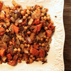 Smoked Paprika Wild Rice, Sweet Potatoes and Chickpeas