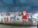 Santa Claus Mural