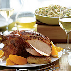 Roast Chicken with Maple-Soy Glaze