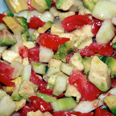 Atkins Cucumber-Avocado Salad With Cumin Dressing