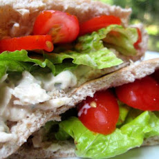 Middle Eastern Tuna Salad Pitas