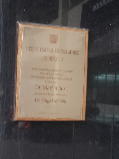Placa Sede Tribunal AD-HOC Del Mercosur