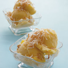 Quick Mango-Coconut Sorbet