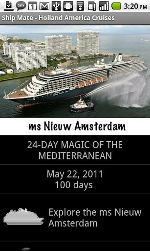 Ship Mate - Holland America