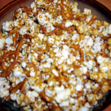 Caramel Pretzel Nut Popcorn