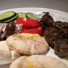 Kebapcheta with Tzatziki