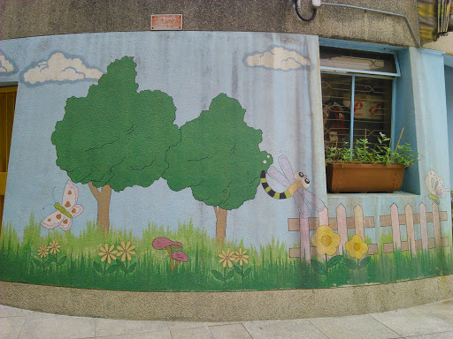 Yuen Chau kok Park Wall Painting 