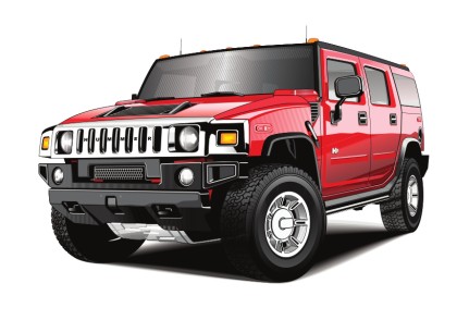 Hummer vector vectorial hummer