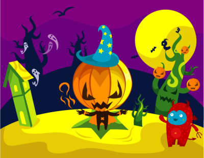 Vector monsters anticipating Halloween! vmonsters002 Vector monsters anticipating Halloween!