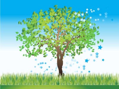 shutterstock_11265073 Some vector trees.
