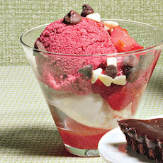 Sauteed-Strawberry Ice Cream Sundaes