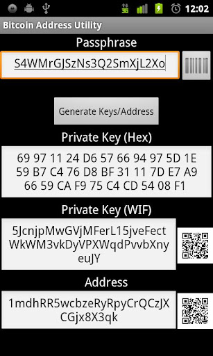 Bitcoin Address Tool