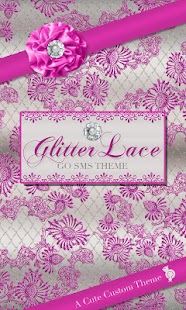 How to install Pink Glitter Lace Theme GO SMS 1.0 apk for pc