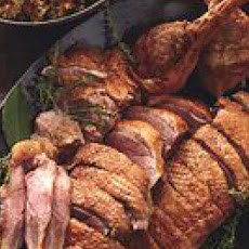 Roast Goose with Fruit-Nut Stuffing