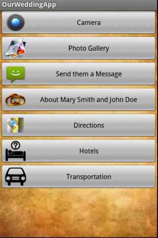 Our Wedding App