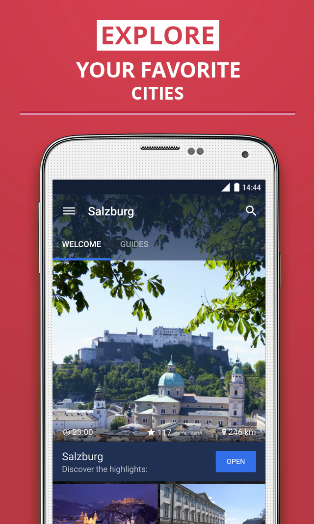 Android application Salzburg Premium Guide screenshort