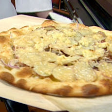 Potato-Truffle Duck Confit Pizza