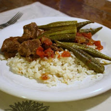 Bamya ( Lamb or Beef and Okra Stew)