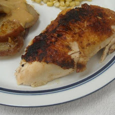 Roasted Herbed Chicken With Potatoes and Creamy Lemon Sauce