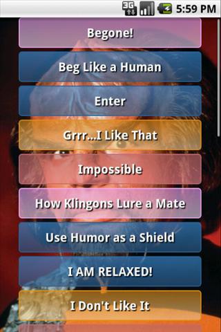 Star Trek Worf Soundboard