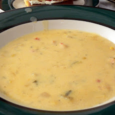 Poblano Corn Chowder with Shrimp