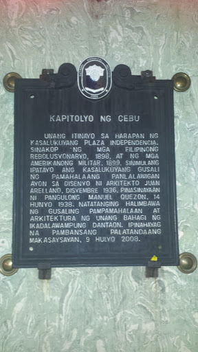 Capitol Plaque Tagalog Version 