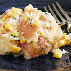 Corn and Smoked Mozzarella Mashed Potatoes