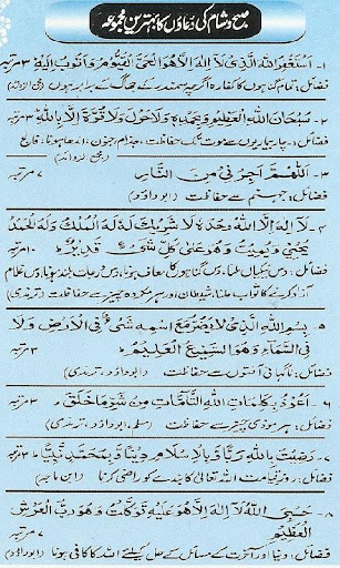 Important prayers dua