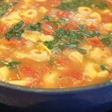 Tortellini and Spinach Soup