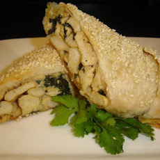 Chicken Spinach Strudel