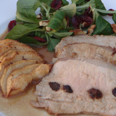 Apple Cider Marinated Pork with Prunes and Apples