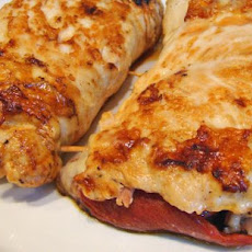 Chicken Breasts Stuffed With Ham and Cheese