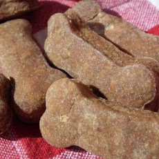 Peanut Butter and Banana Dog Biscuits