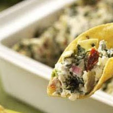 Skinny Spinach Artichoke Dip