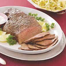 London Broil with Horseradish Sauce