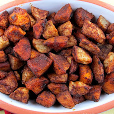 Cinnamon Chile Roasted Sweet Potatoes