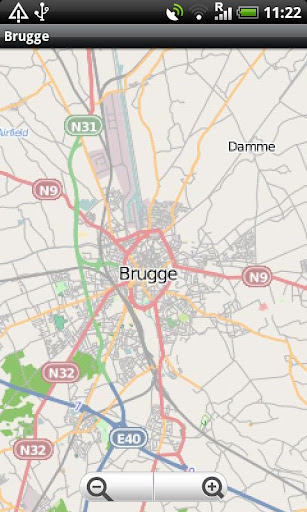 Brugge Street Map