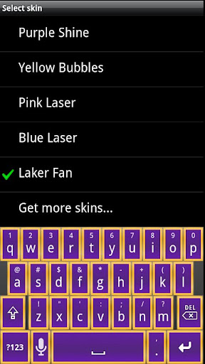 【免費個人化App】LA Basketball HD Keyboard Skin-APP點子