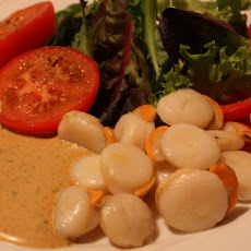 Scallops With Curry Chive Mayonnaise