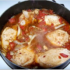 Tomato Pork Loin Chops