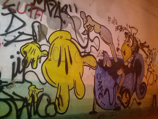 Graffiti Macaco Na Caneca