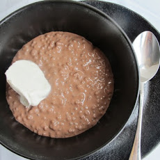 Creamy Chocolate Tapioca Pudding