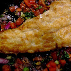 Provencal Salmon With Tomato Basil Sauce
