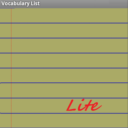 Vocabulary List Lite LOGO-APP點子