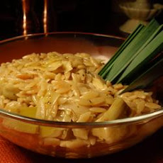 Artichoke Orzo Pilaf