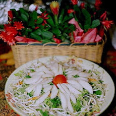 Vietnamese Bean Sprout Salad with Lime and Crushed Peanut Vinaigrette