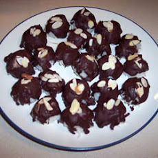 Almond Coconut Chocolate Cookie Balls