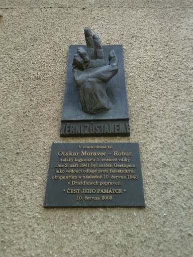 Hand Statue Otakar Moravec